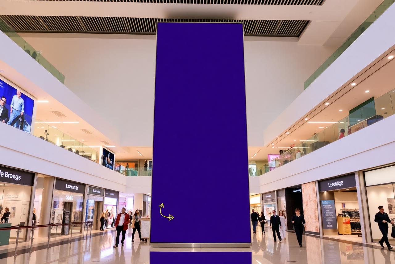 Shopping Centre Atrium Screen